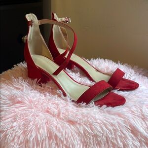 Elegant Red Women's Heels